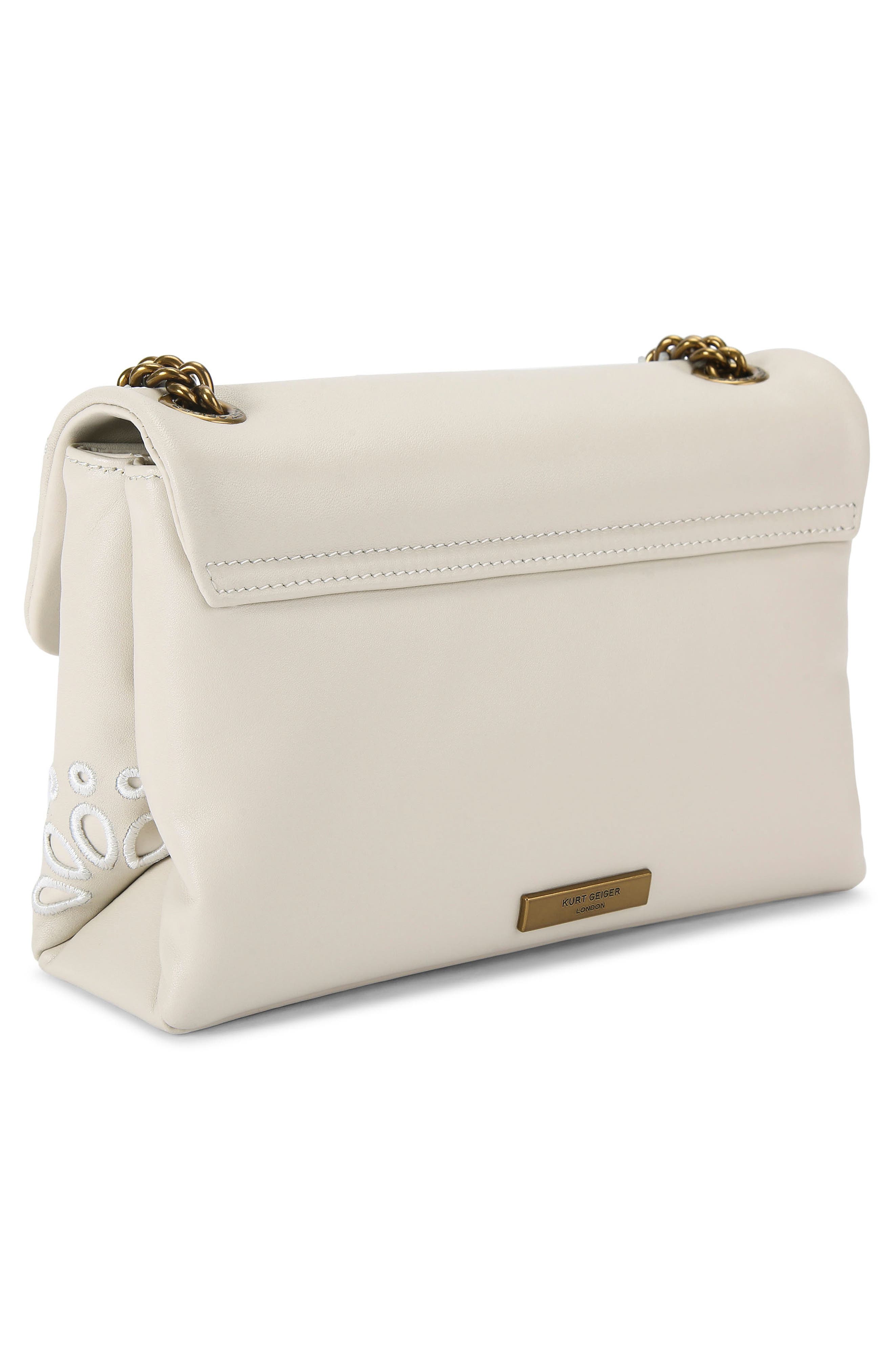 Kurt Geiger London Medium Kensington Flower Convertible Shoulder Bag, Alternate, color, 