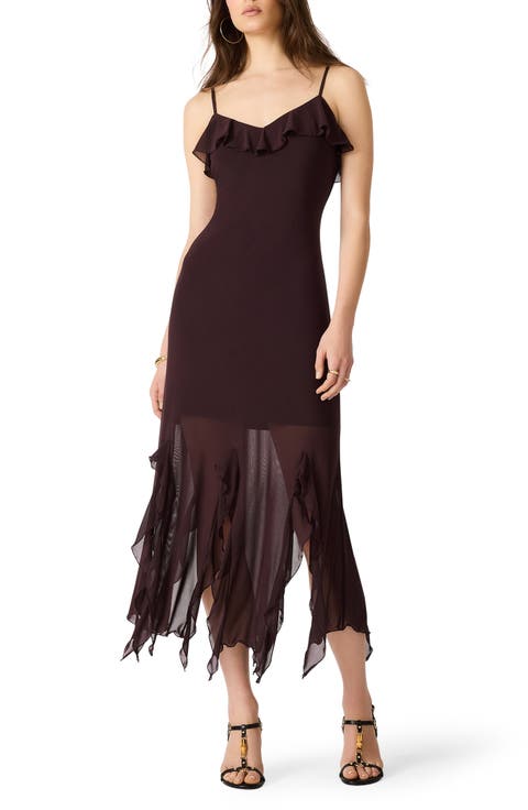 Mariane Ruffle Sleeveless Maxi Dress