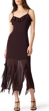 Steve Madden Mariane Ruffle Sleeveless Maxi Dress