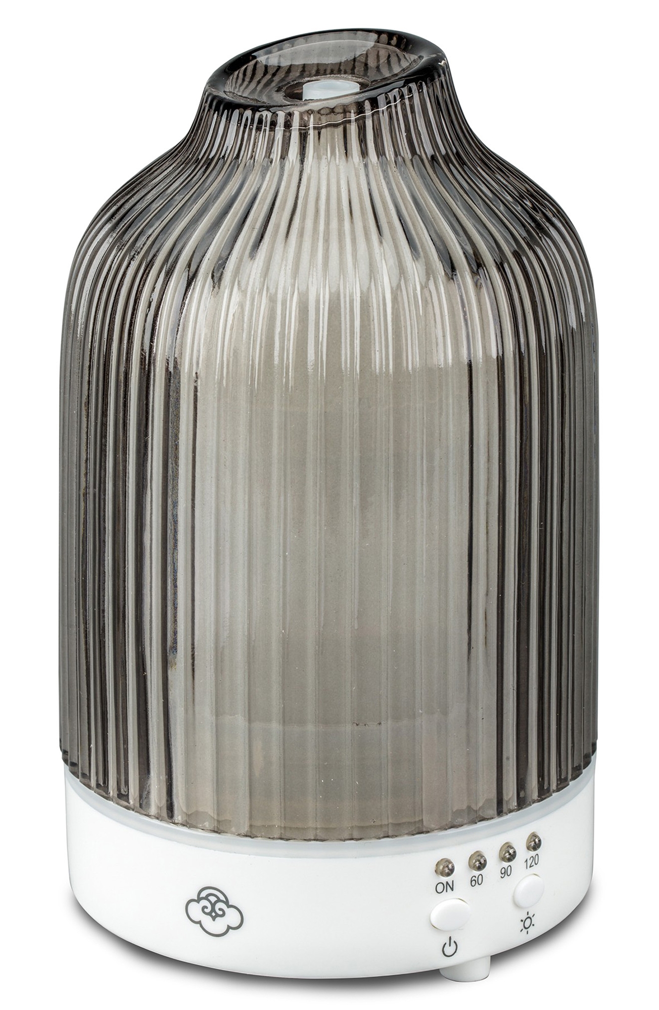 SERENE HOUSE Fountain Glass Ultrasonic Aroma Diffuser - Grey