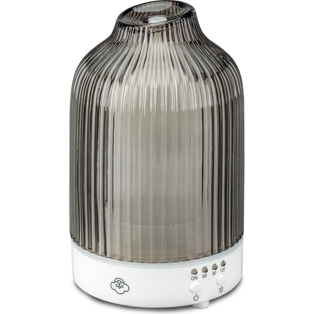 Serene House Fountain Glass Ultrasonic Aroma Diffuser In Gray