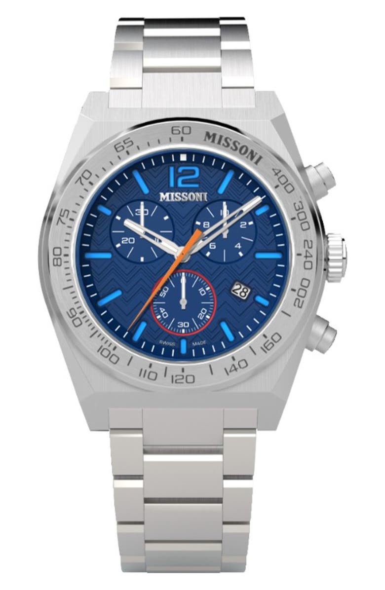 Missoni M331 Chronograph Bracelet Watch, 44.5mm, Main, color, 