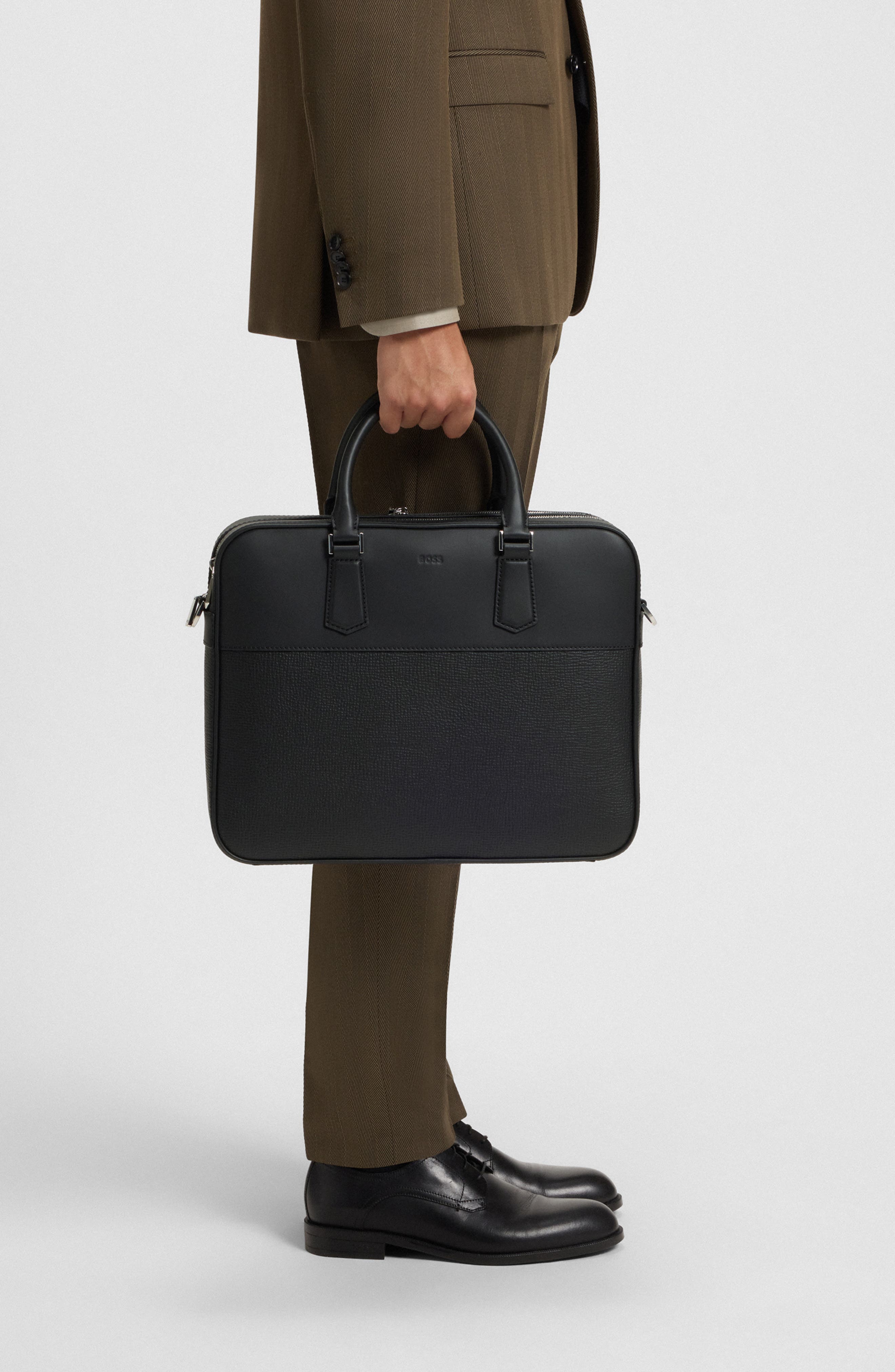 HUGO Crosstown Document Case, Alternate, color, Black