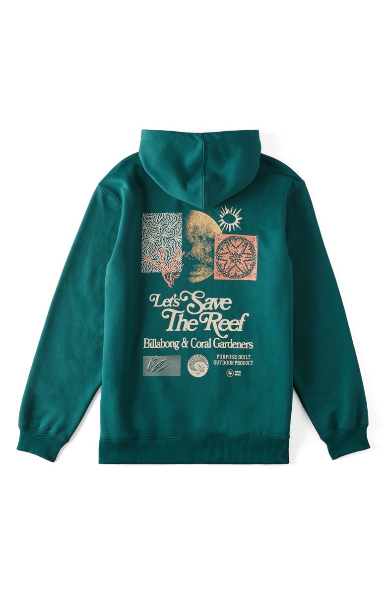 Billabong x Coral Gardeners Save the Reef Graphic Hoodie, Alternate, color,