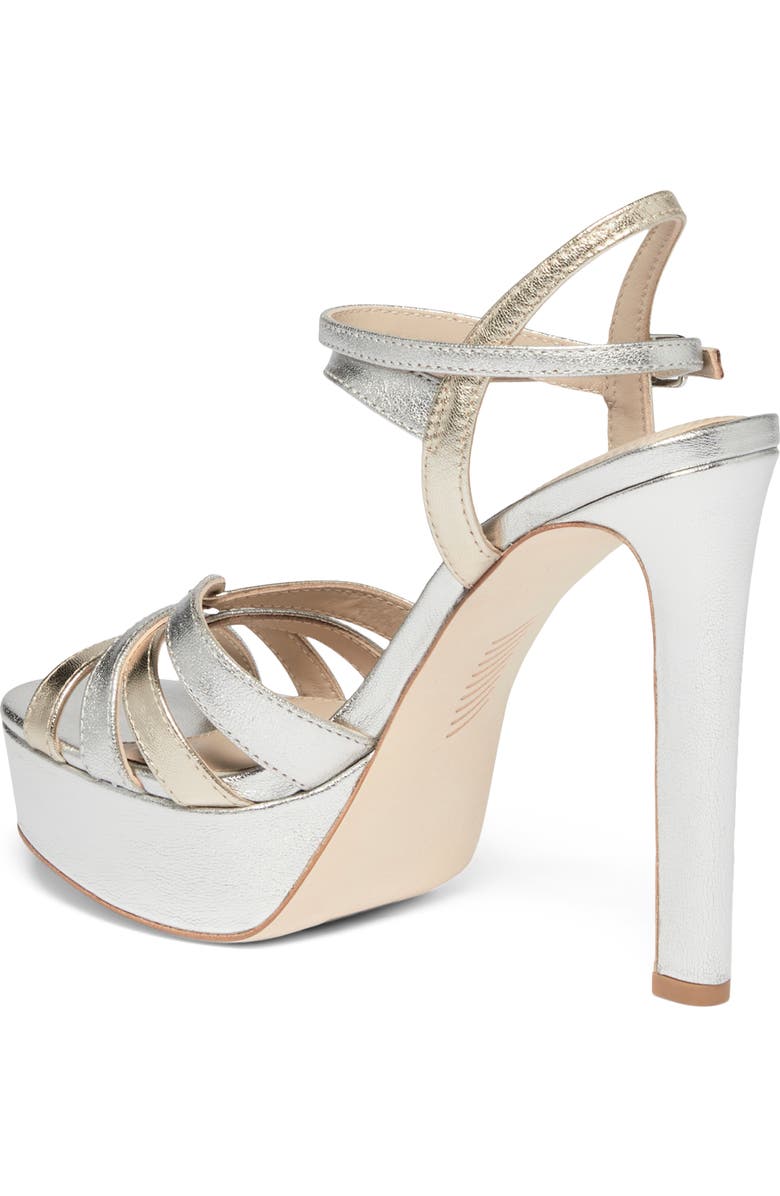 PAIGE Charlee Ankle Strap Platform Sandal, Alternate, color, Multi