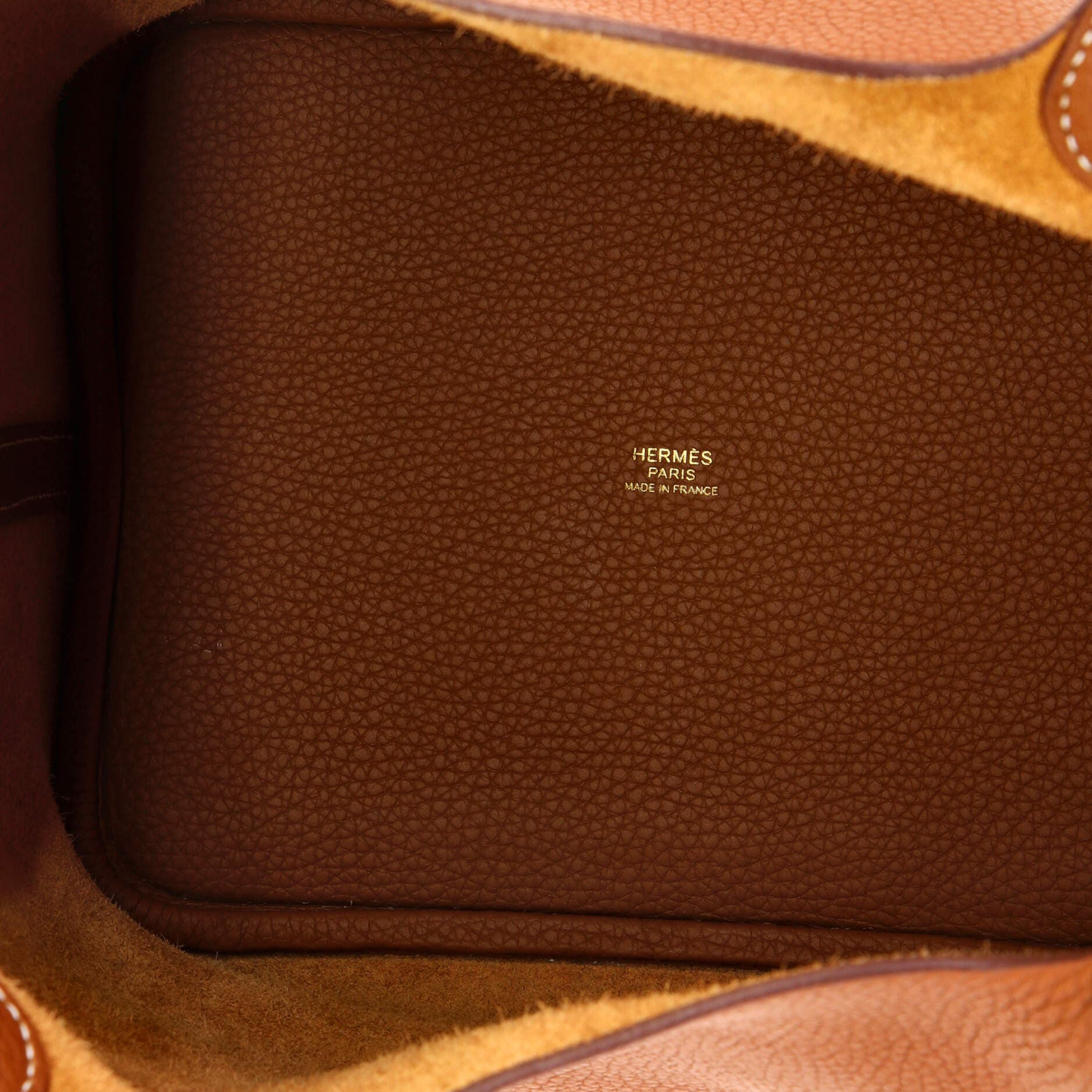 Pre-Owned Hermes Picotin Lock Bag Clemence MM, Alternate, color, Gold