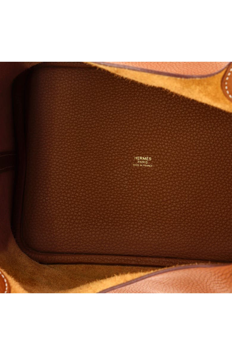 Pre-Owned Hermes Picotin Lock Bag Clemence MM, Alternate, color, Gold