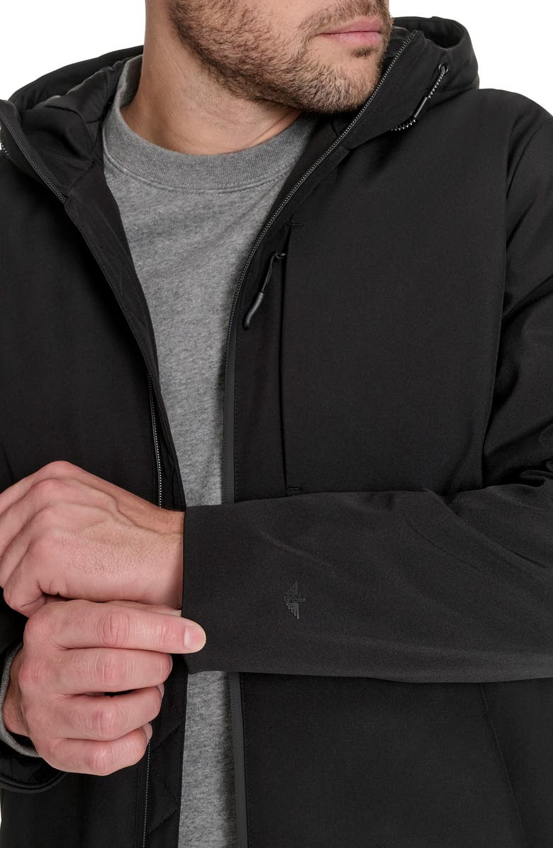 Dockers<sup>®</sup> Modern Water Resistant Hooded Jacket, Alternate, color, Black