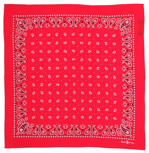 Polo Ralph Lauren Classic Bandana In Red