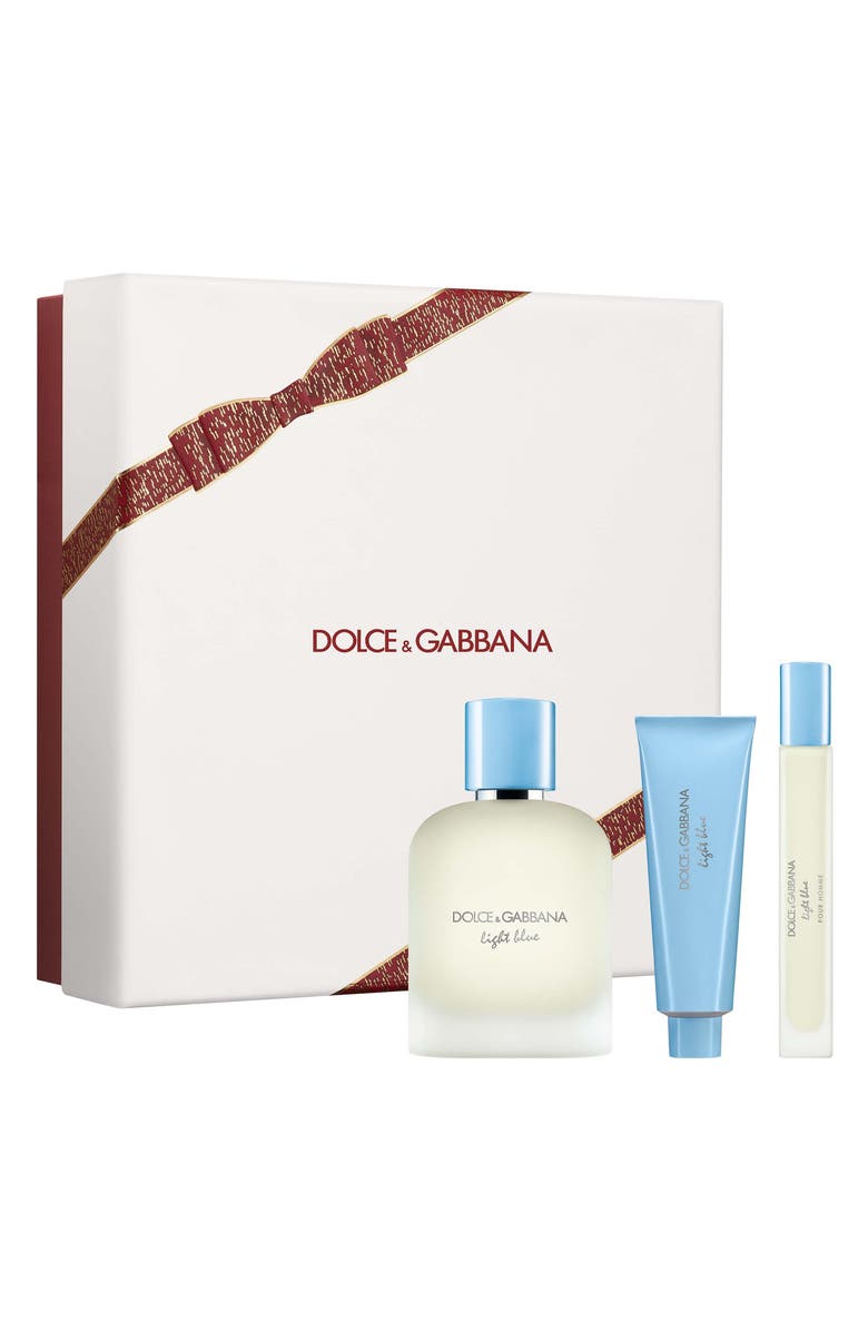 Dolce&Gabbana Light Blue Pour Homme Eau de Toilette Set $174 Value, Main, color, 