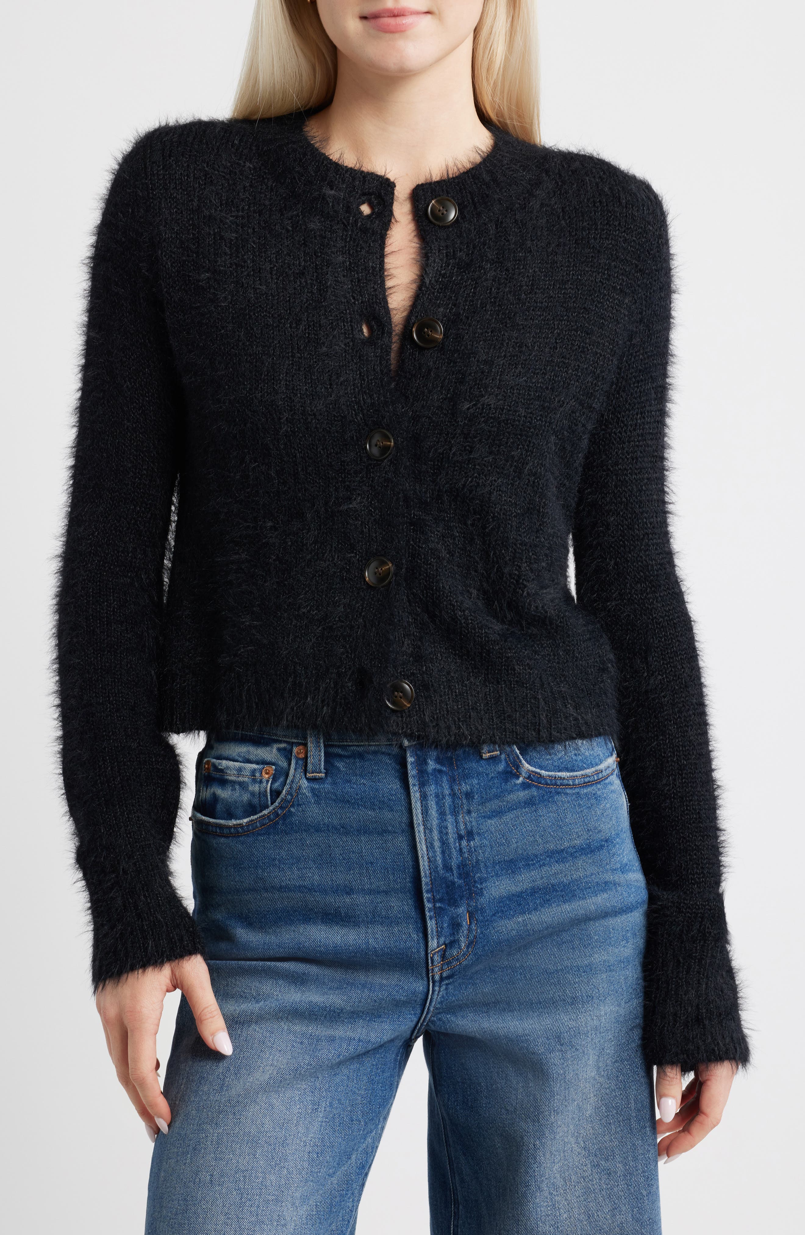 All in Favor Fuzzy Cardigan