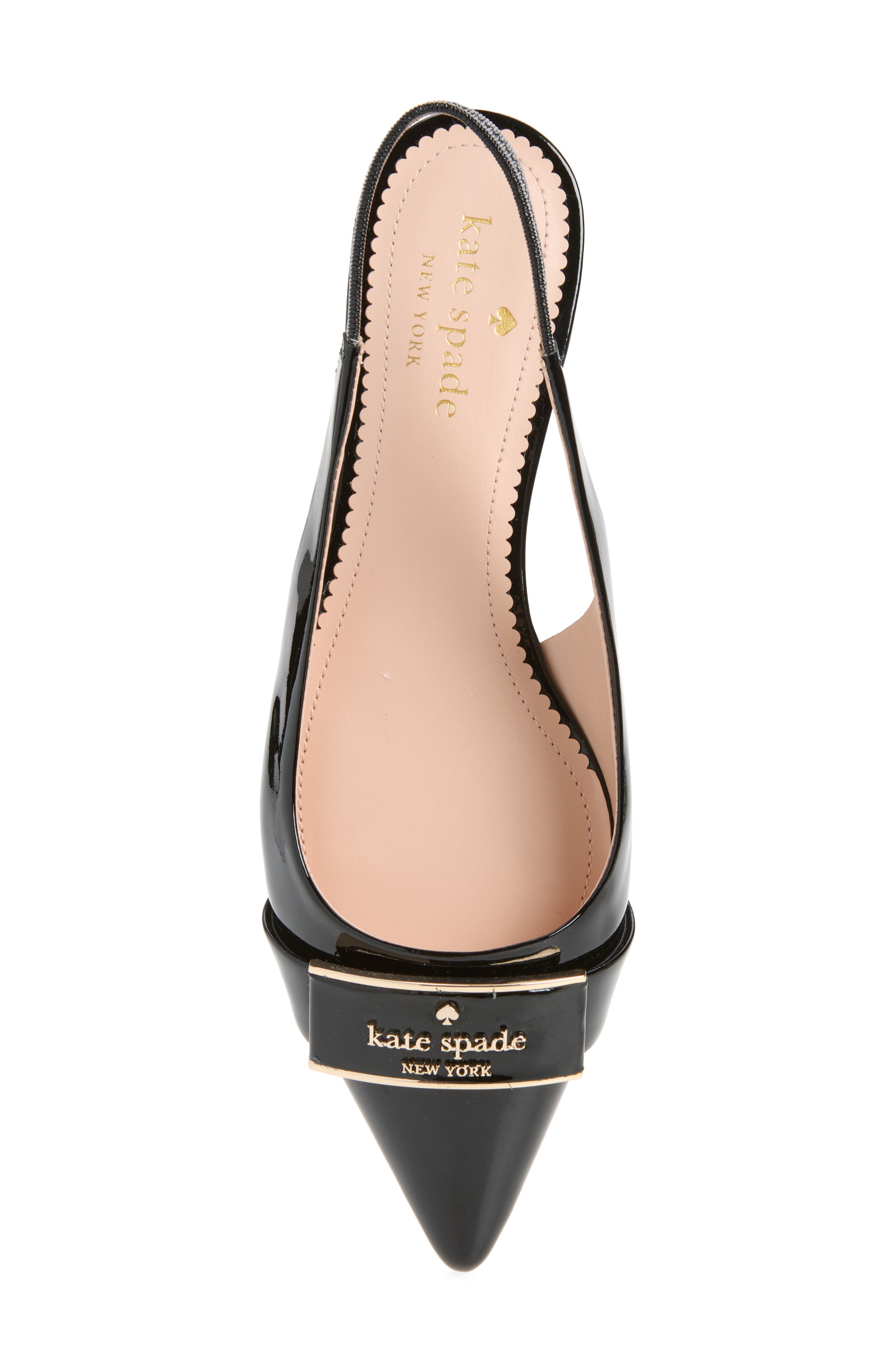 vanna slingback flat, Alternate, color, BLACK