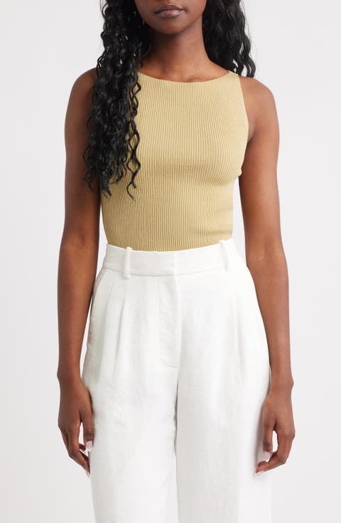 Rib Sweater Tank