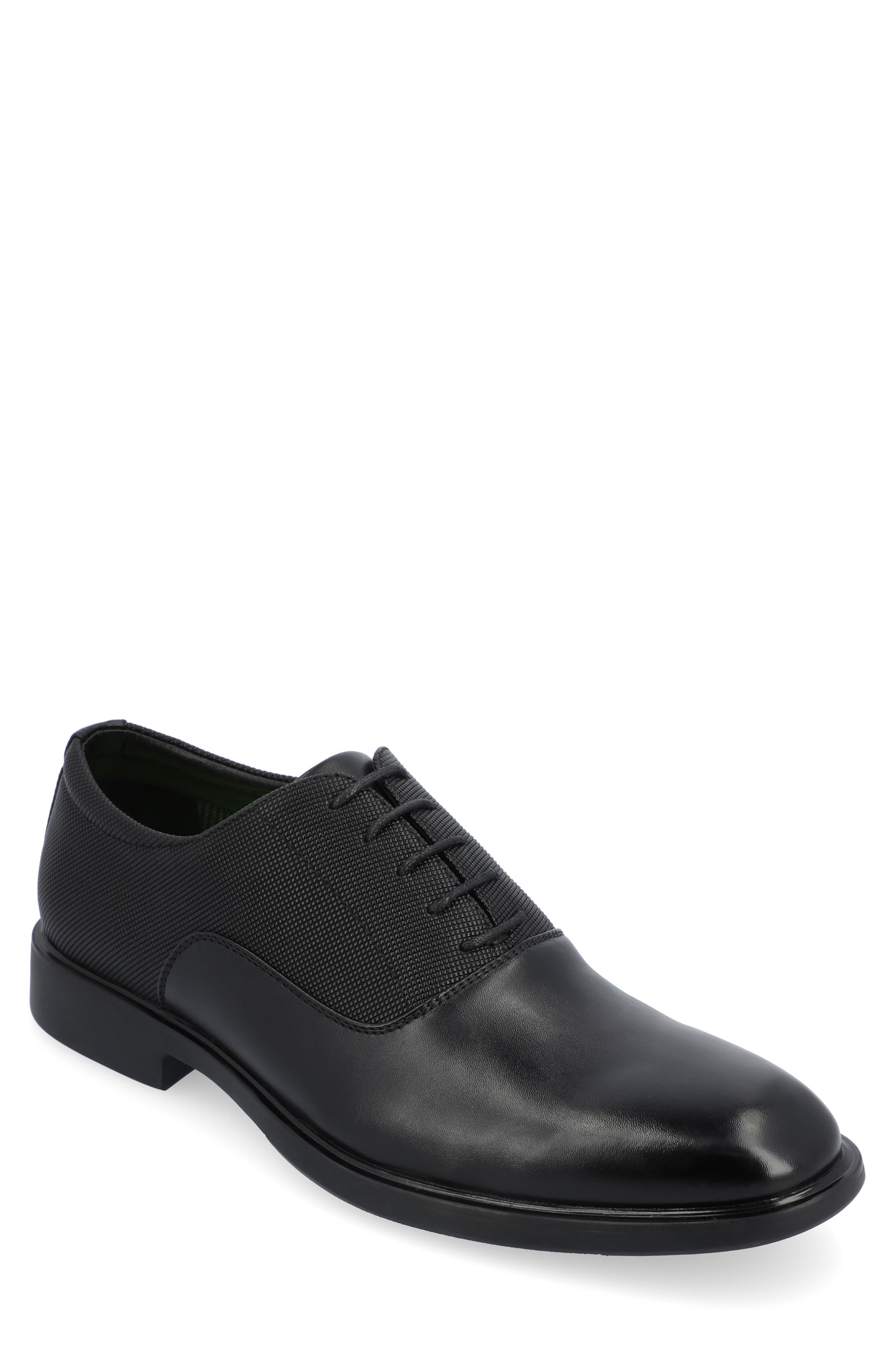 VANCE CO Vincent Vegan Leather Plain Toe Oxford, Main, color, 
