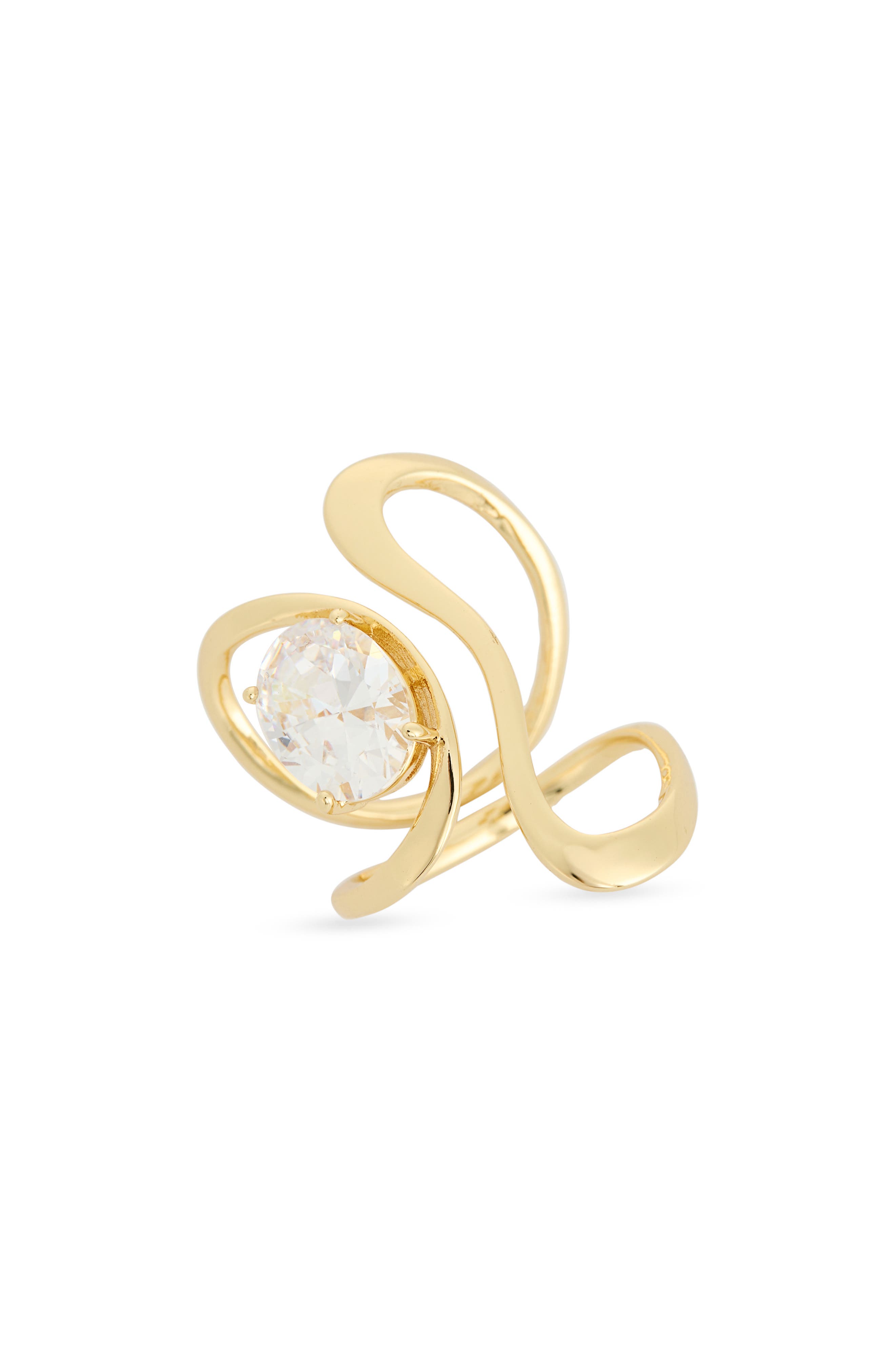 NORDSTROM RACK Demi Fine Cubic Zirconia Loop Ring