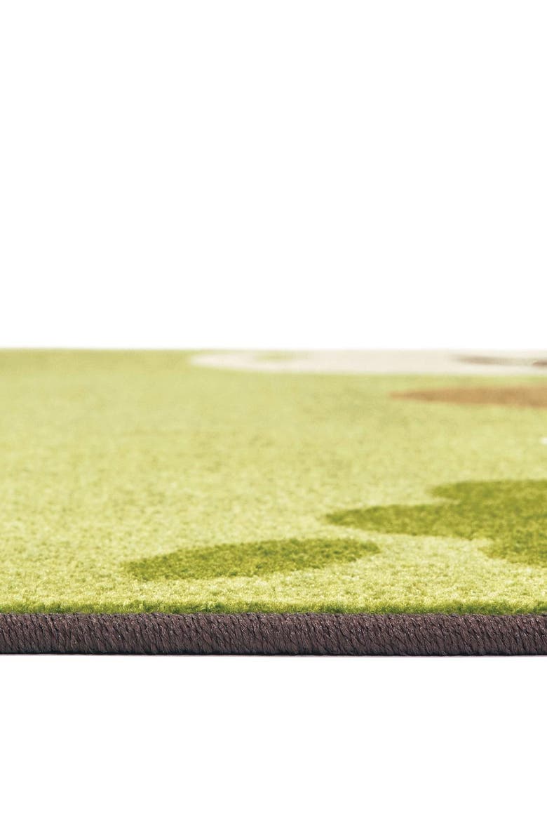 Tranquil Trees Carpets, Alternate, color, Green