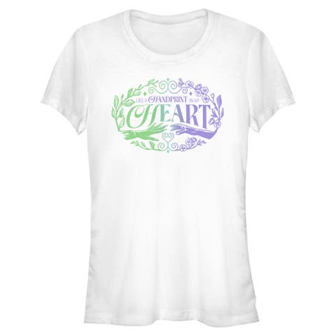Junior's Like a Handprint on My Heart Short Sleeve Graphic T-Shirt