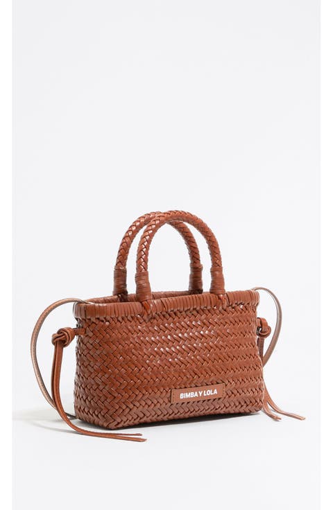 Plaited Leather Mini Bag