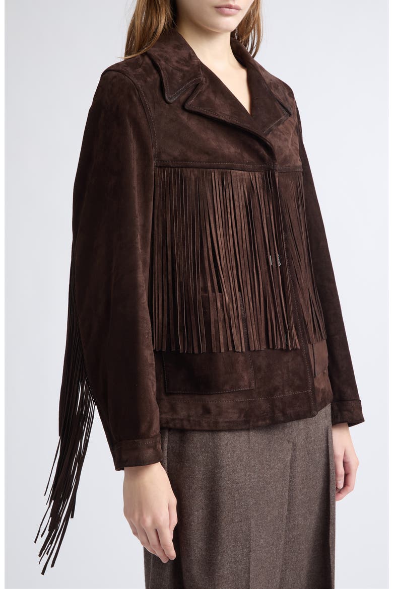 Journey Fringe Suede Jacket, Alternate, color, COFFEE BEAN