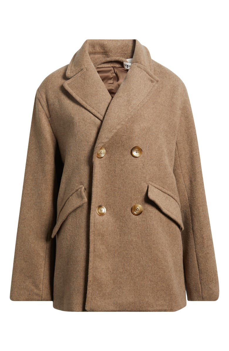 Mistress Rocks Double Breasted Wool Breasted Jacket, Alternate, color, 