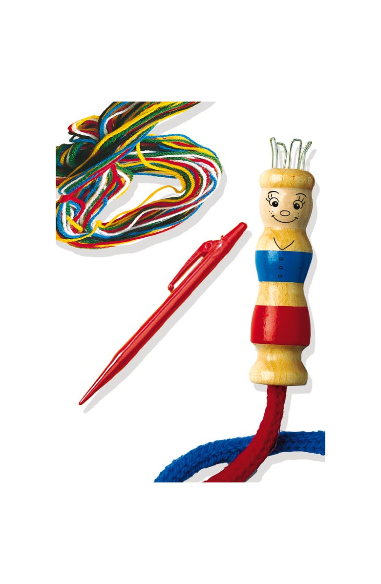 SES Creative French Knitting Kit Learn To Knit For Kids, Ages 5+, Alternate, color, Multicolored