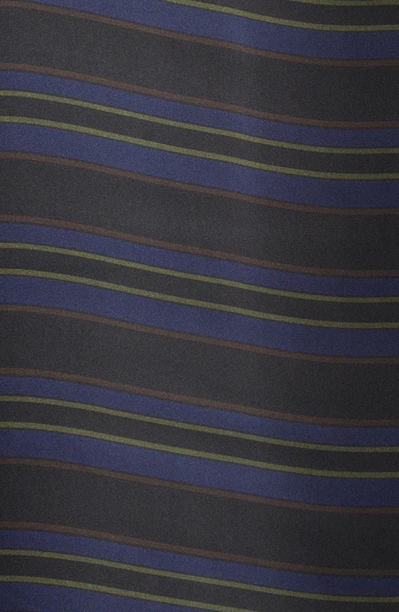 Sacai Horizontal Stripe Dress, Alternate, color, Black/ Navy