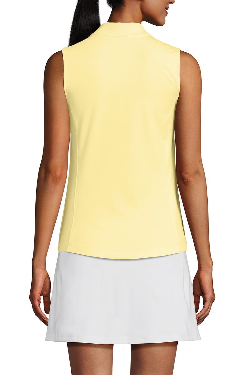 Lands' End High Impact Polo Tank, Alternate, color, Pale Yellow