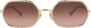 Chloé 56mm Metal Frame Sunglasses