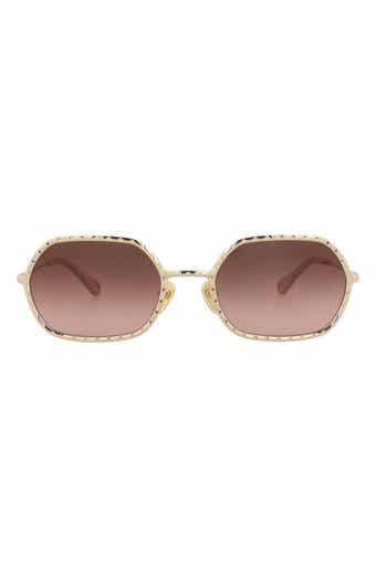 56mm Metal Frame Sunglasses