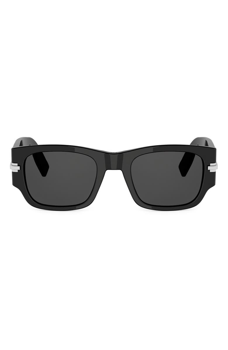 DIOR BlackSuit XL S4I 52mm Square Sunglasses, Main, color, 