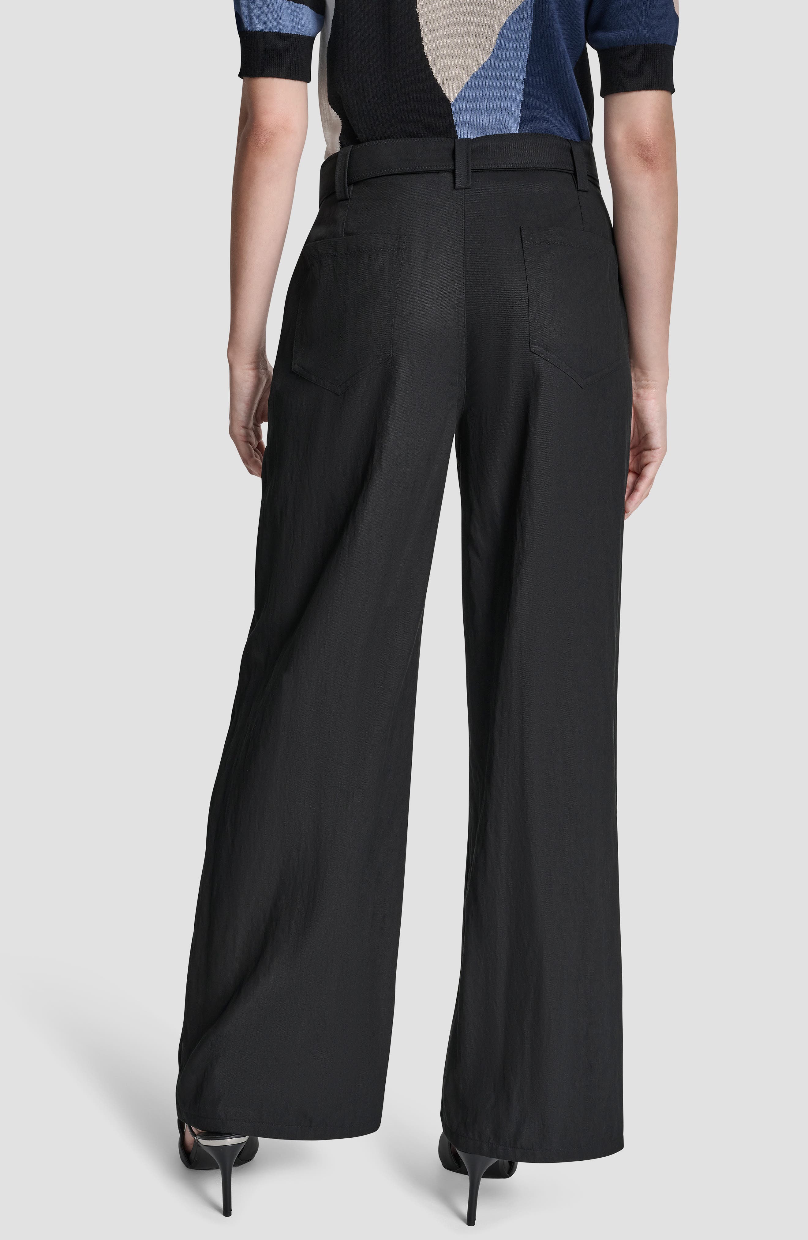 Belted Wide Leg Pants - image 2