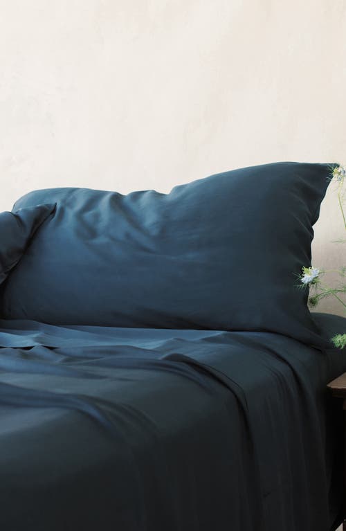 Cozy Earth Wrinkle Resistant Sheet Set In Pacific Blue