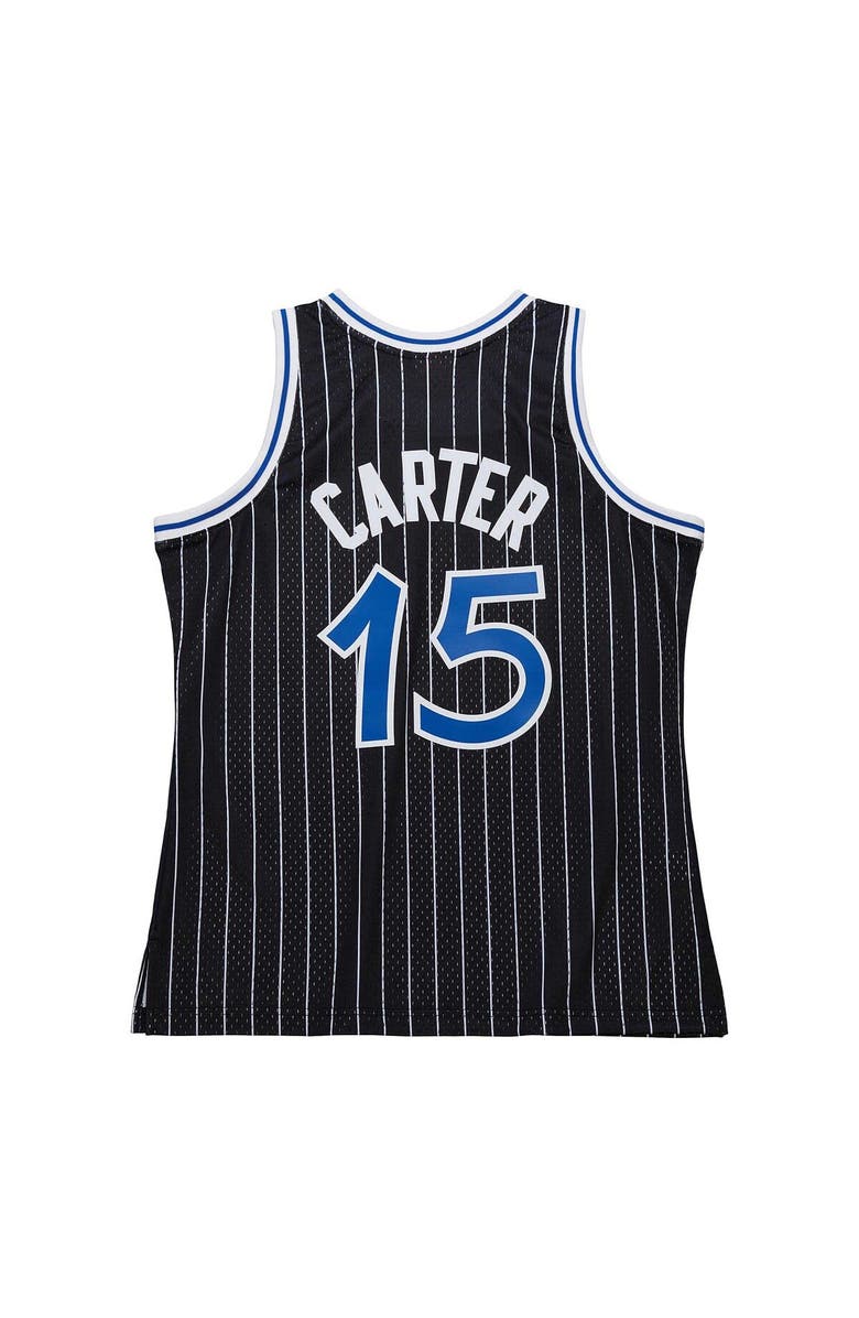 Mitchell & Ness Men's Mitchell & Ness Vince Carter Black Orlando Magic 2009/10 Hardwood Classics Swingman Jersey, Alternate, color, 