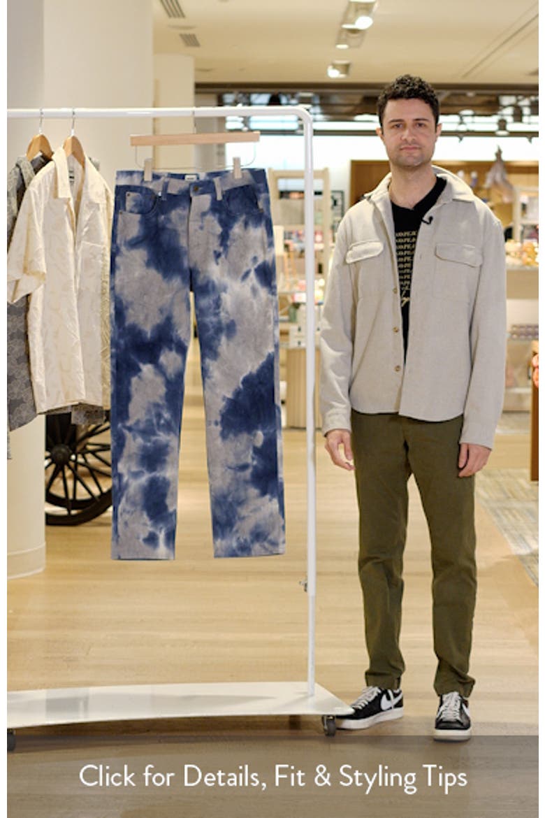 Curtis Tie Dye Cotton Corduroy Pants video