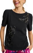 Tommy Bahama Botanical Breeze Puff Sleeve T-Shirt
