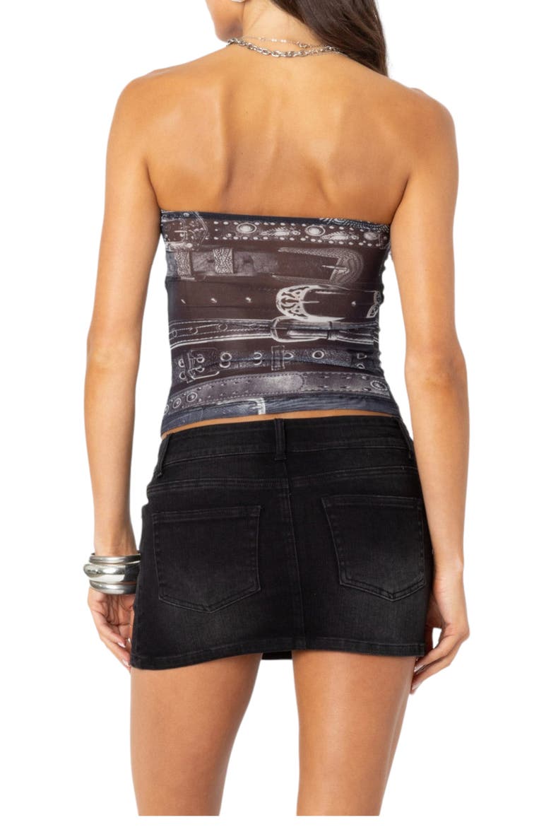 Layered Tube Top, Alternate, color, BLACK-AND-WHITE
