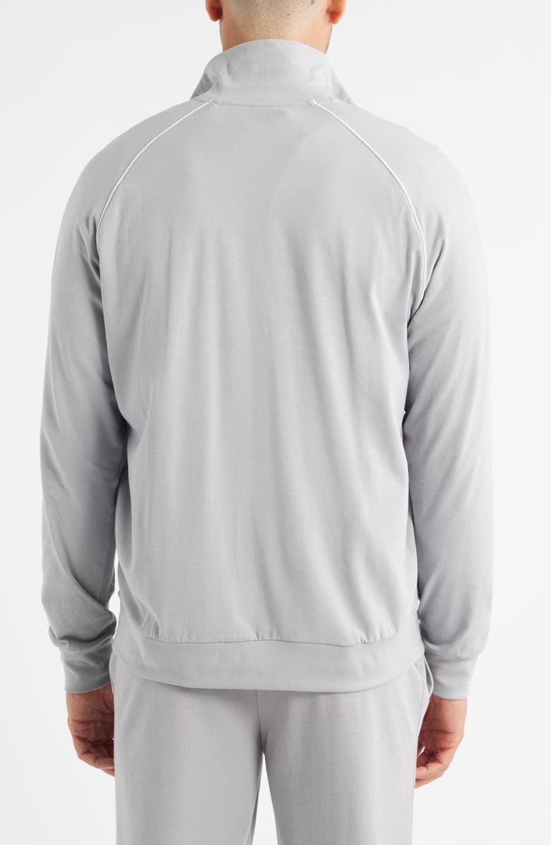 BOSS Mixmatch Z Knit Jacket, Alternate, color, Light/ Pastel Grey