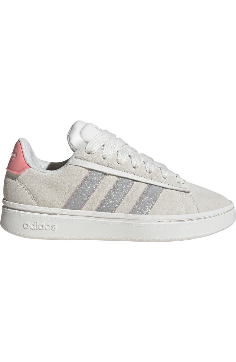 adidas Grand Court Alpha Sneaker, Alternate, color, Off White/ Silver/ Pink