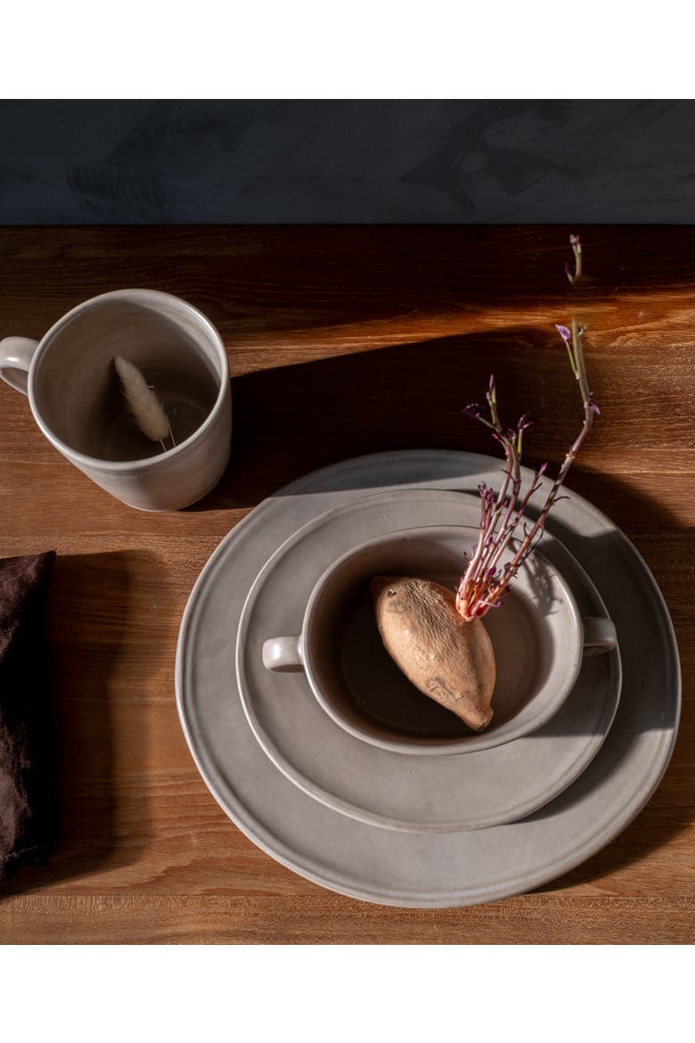 Earth Oval Dinner Plate - Set of 4, Alternate, color, Brown