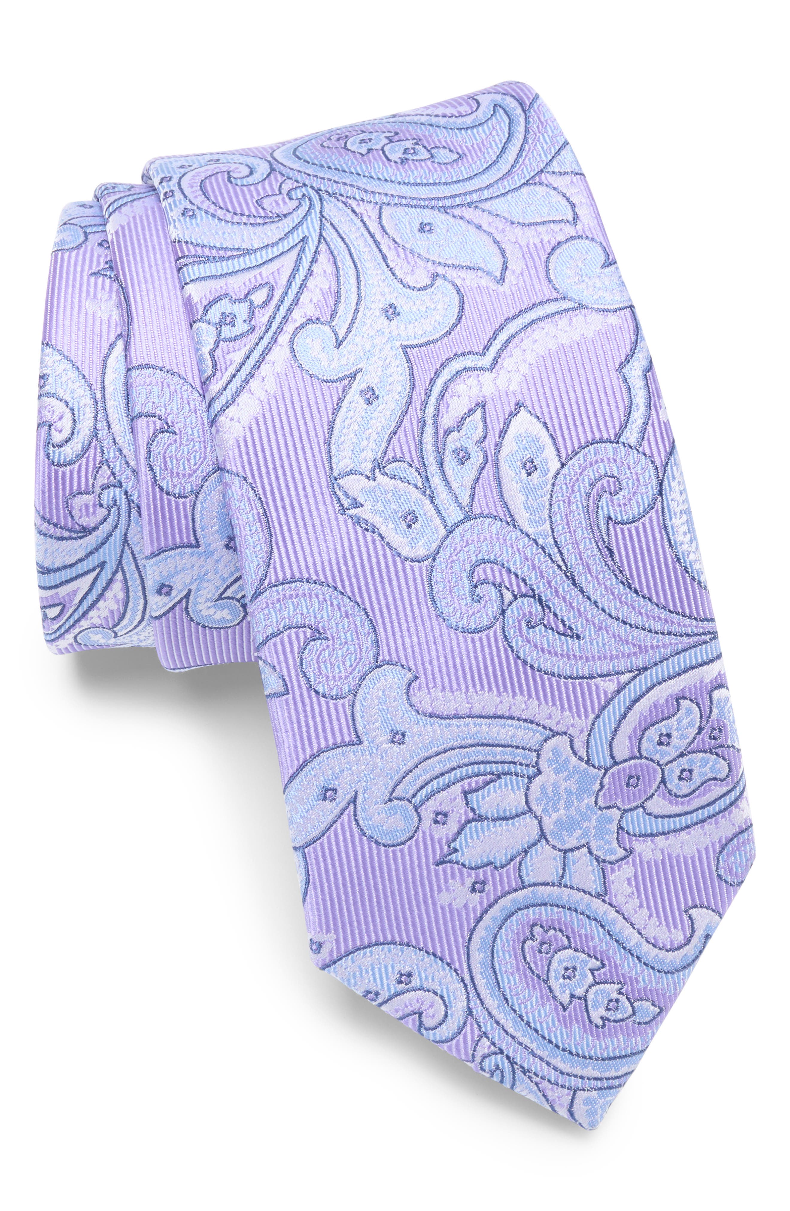 Paisley on Twill Ground Silk Tie