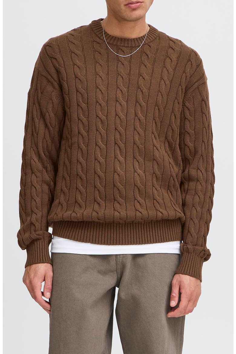 !SOLID Malcolm Cable Knit Sweater (Men) | Nordstrom