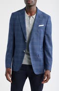 BOSS Hutson Slim Fit Plaid Sport Coat