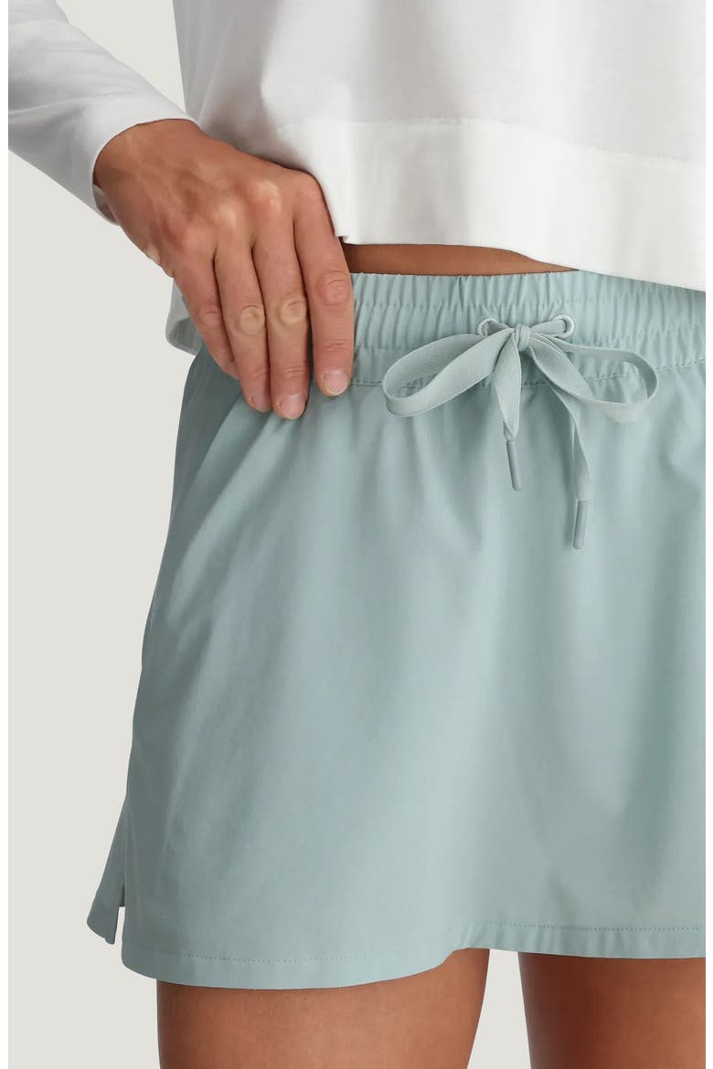 Driftlight Drawstring Miniskirt, Alternate, color, OCEAN MIST