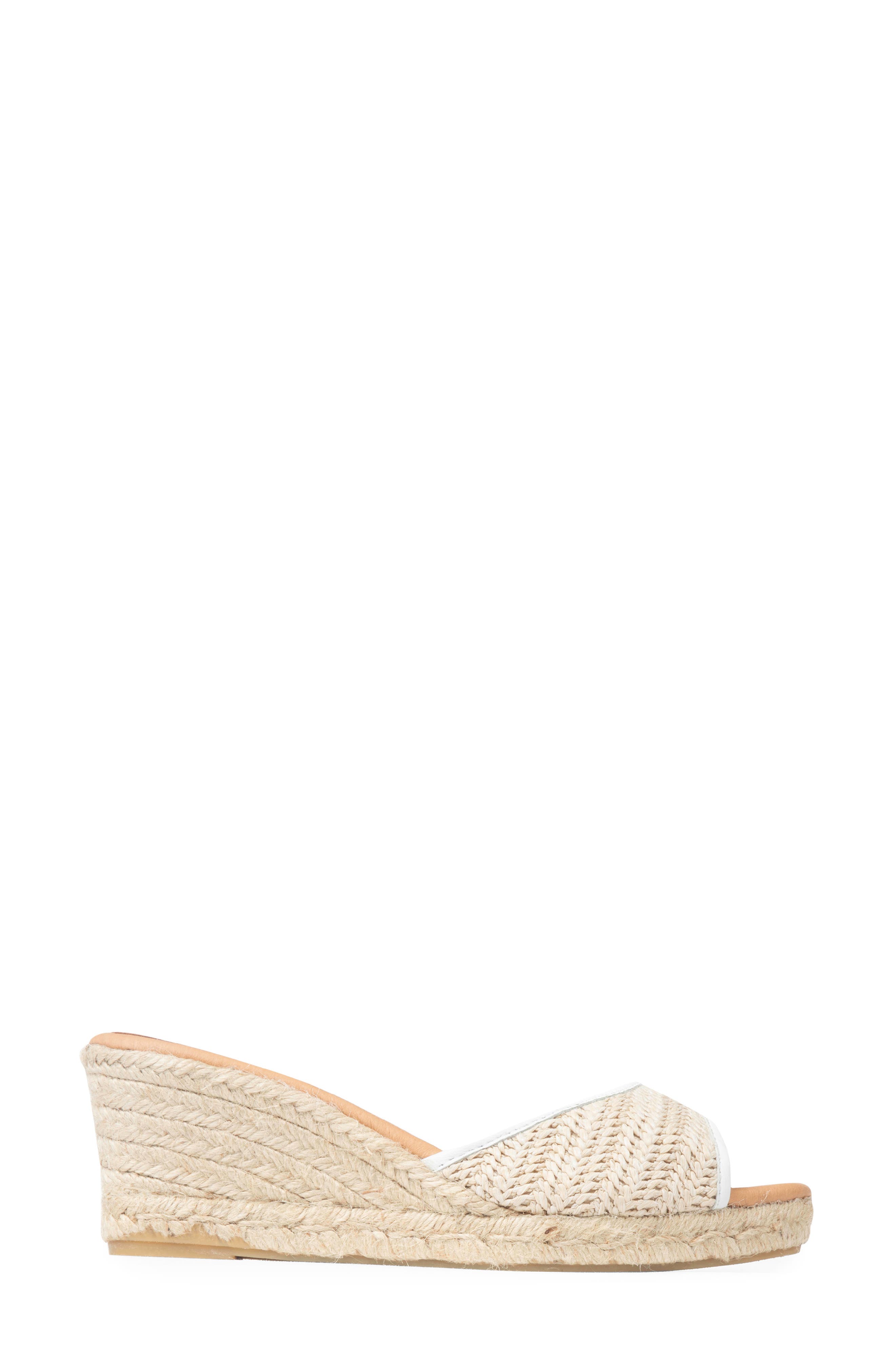 patricia green Sienna Raffia Espadrille Wedge Sandal, Alternate, color, 