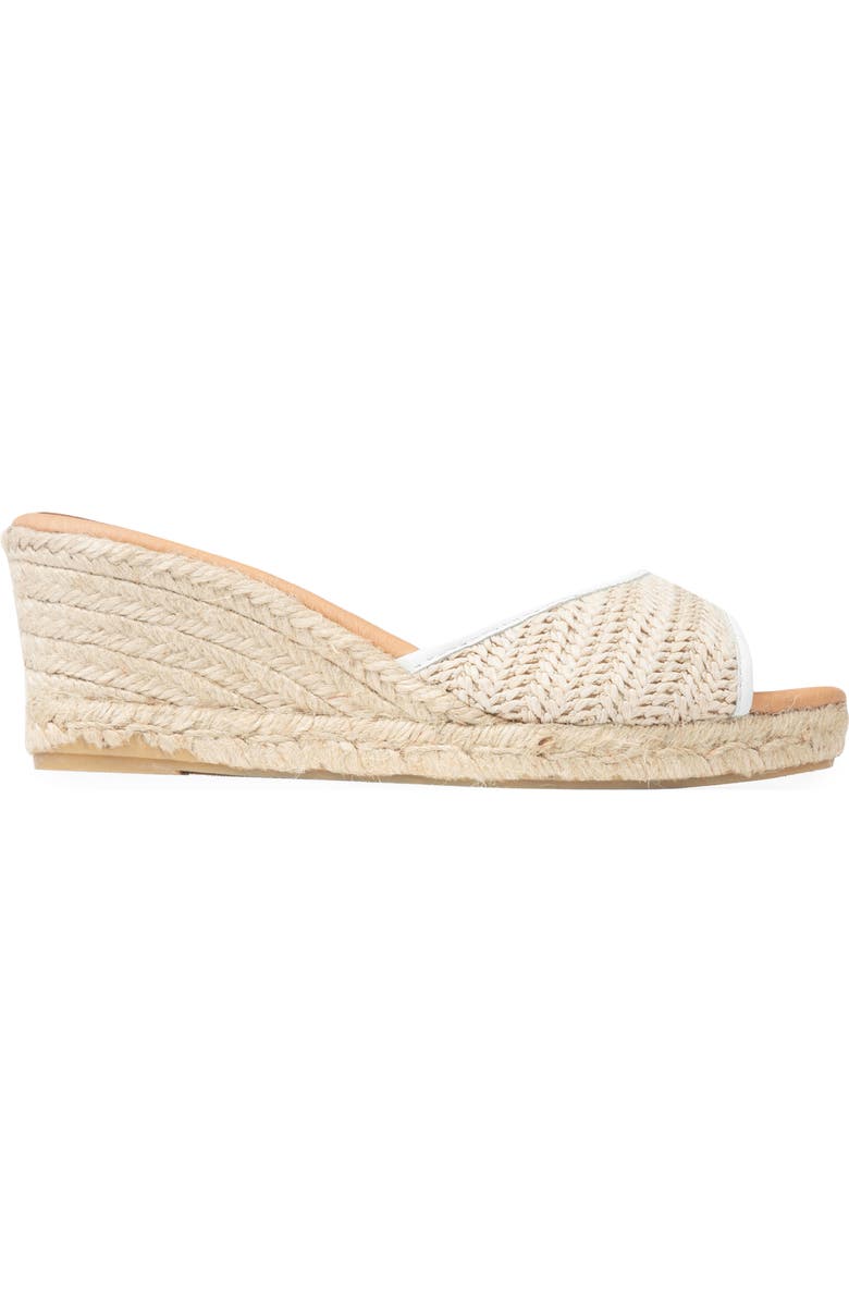 patricia green Sienna Raffia Espadrille Wedge Sandal, Alternate, color,