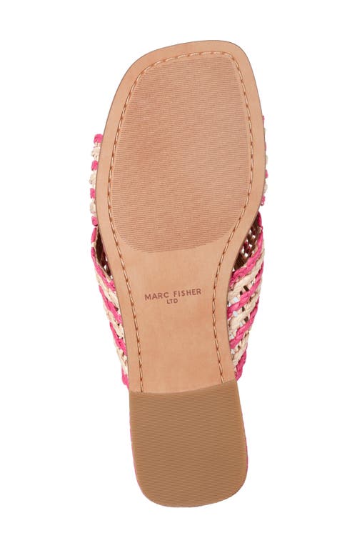 Marc Fisher Nylie Slide Sandal In Pink