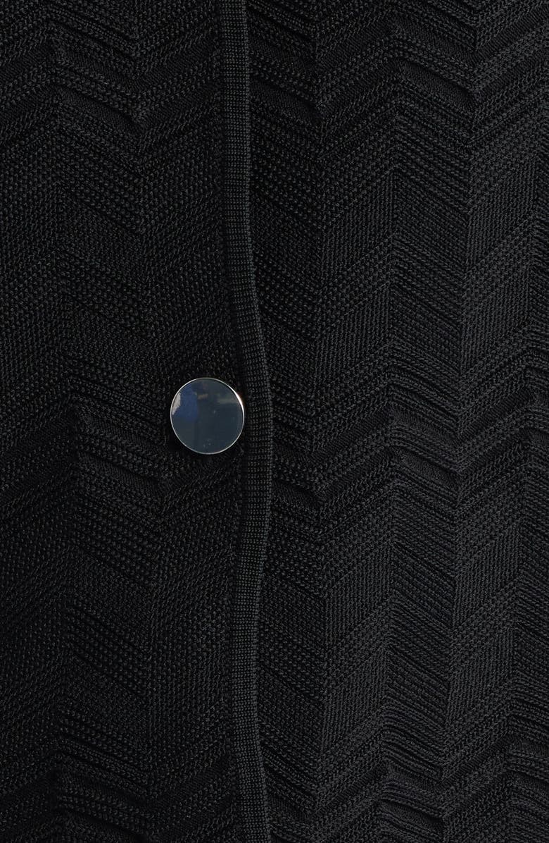 Anne Klein Zigzag Pointelle Cardigan, Alternate, color,