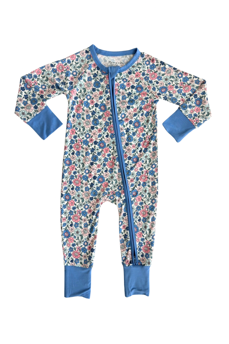 Lily Floral Romper, Main, color, Lily Floral