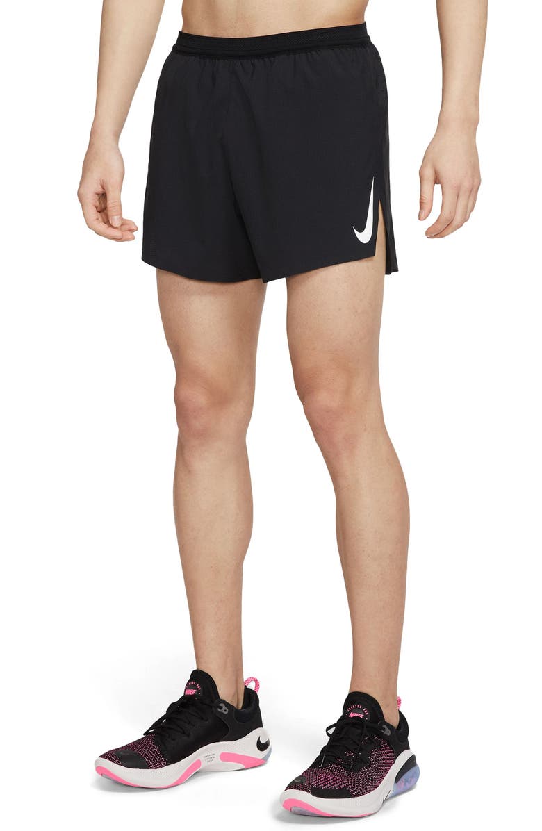 Nike AeroSwift 4" Running Shorts, Main, color, 