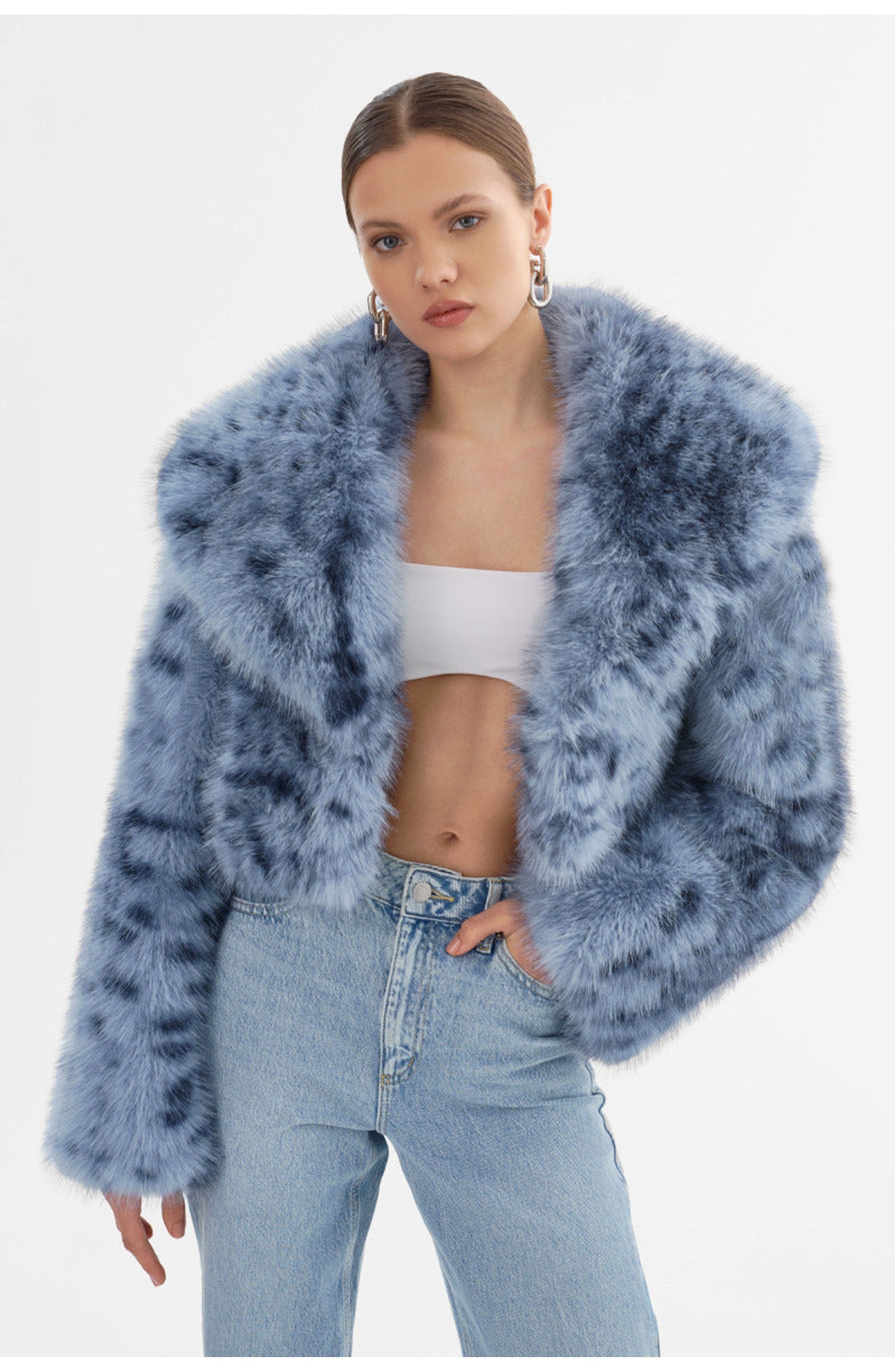Danika Leo | Faux Fur Crop Jacket - image 4